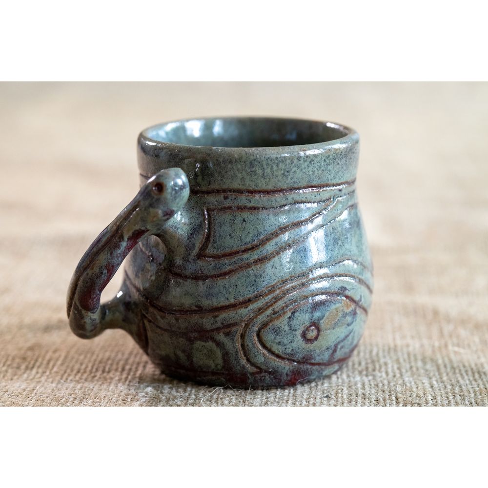 Чашка керамічна Трипільський меандр, 250 мл, Кентавріда + Keramira 13985-keramira фото