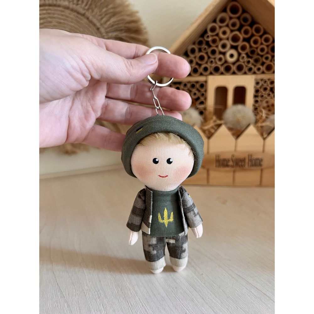 Keychain Military Armed Forces, size 12x5 cm 12545-lubava-toy photo