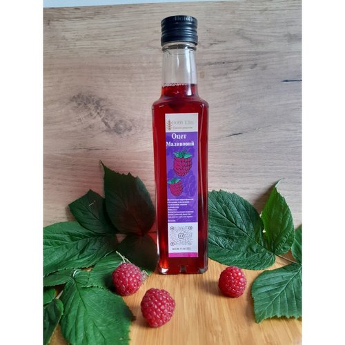 Vinegar "Raspberry vinegar (wine vinegar concentrate), natural", 200 ml 16614-dom-elin photo