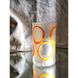 Прозора ваза з різнокольоровими бульбашками з використаної та врятованої скляної пляшки 17250-lay-bottle фото 5