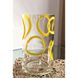 Прозора ваза з різнокольоровими бульбашками з використаної та врятованої скляної пляшки 17250-lay-bottle фото 10