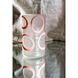 Прозора ваза з різнокольоровими бульбашками з використаної та врятованої скляної пляшки 17250-lay-bottle фото 8
