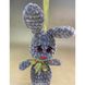 Keychain-toy plush Bunny, mocha color, size 23*9*5 cm 11248-toypab photo 3