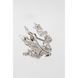 Брошка "Квітучий тризуб" (срібний з родієм) 13350-nigramadr фото 1