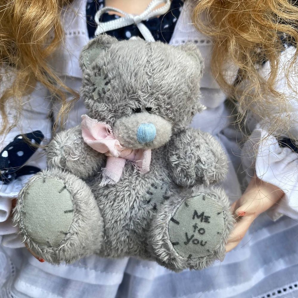 Handmade doll "Vlasa with the Bear" 20333-bila-raisa photo