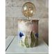 Лампа настільна керамічна кольору натуральної глини "Крихітка" з польовими квітами 11451-yekeramika фото 2