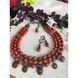 Jewelry set Trypillya Corals Necklace with bracelet and earrings 20960-korali photo 1