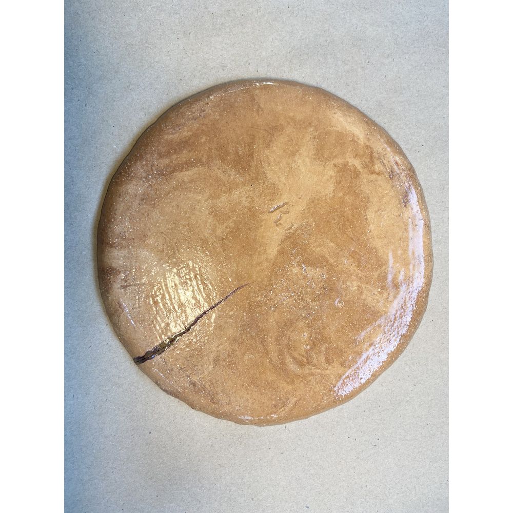 Plate Scythian Ouroboros sepia, KAPSI, ceramics, handmade 13233-kapsi photo