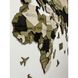 Wooden map of the world on the wall 10072-verde-100x60-factura photo 5