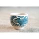 Ceramic bowl with hand-painted ancient animals, green, 150 ml, Centaurida + Keramira 14054-keramira photo 3