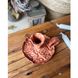 Ceramic candlestick with terracotta handle with glossy ornament 11897-yekeramika photo 2