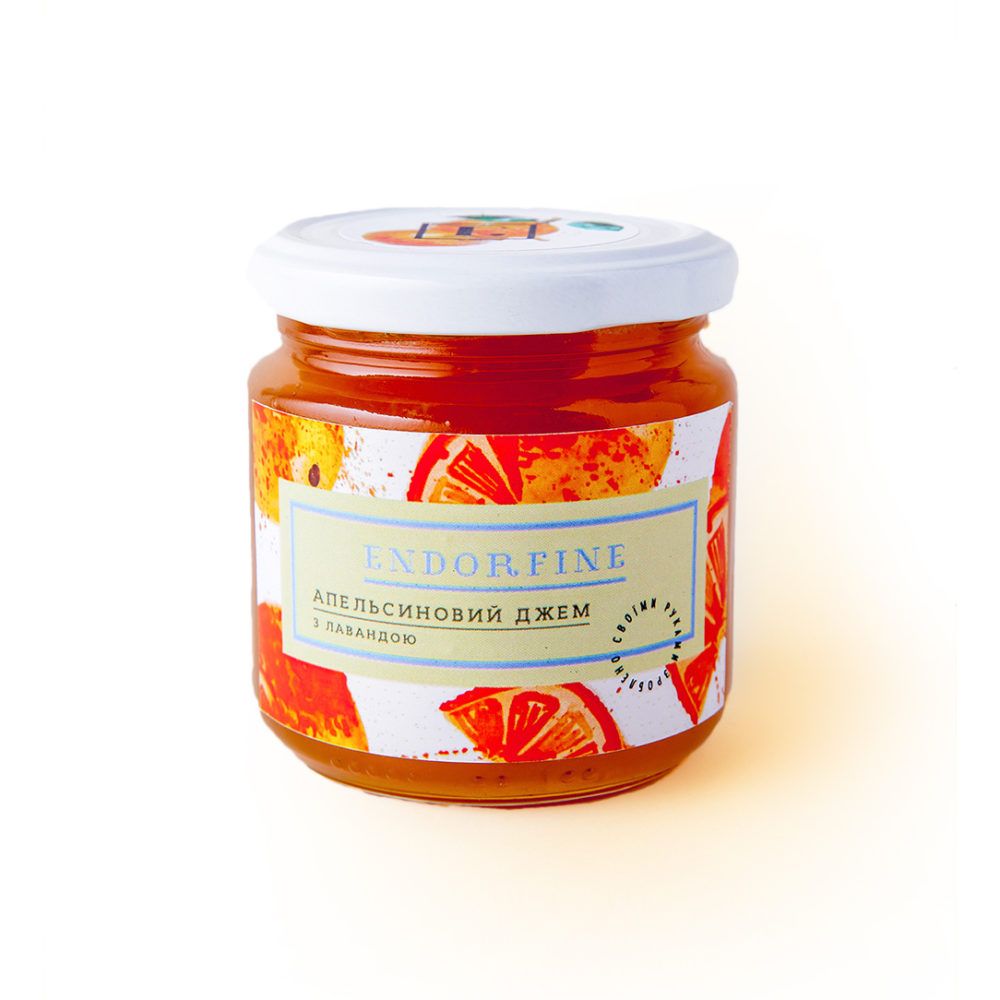 Orange craft jam with lavender (44 g) 4052 photo