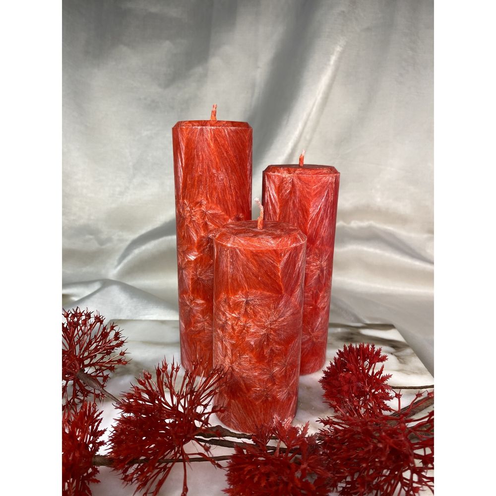 Свічка декоративна, колір «Рубін», розмір 5,5x18 см Vintage 17304-ruby-vintage фото