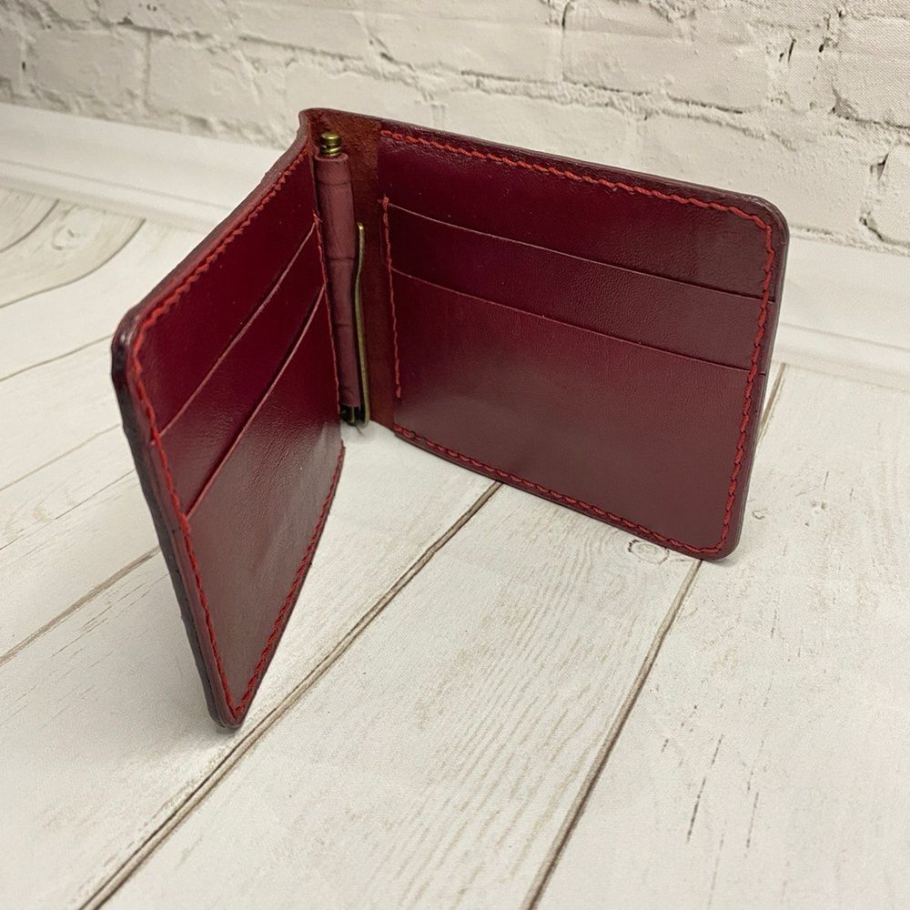 Гаманець-затискач з натуральної шкіри SL leather 23976-sl-leather фото