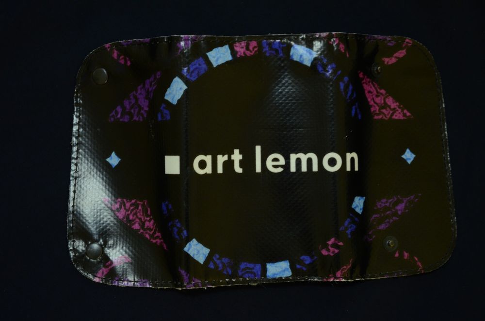 Гаманець "Lemon" з використаного банера, 5х7 см 10163-314ban фото