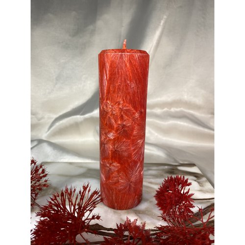 Decorative candles, color «Ruby», size 5,5x18 cm Vintage 17304-ruby-vintage photo
