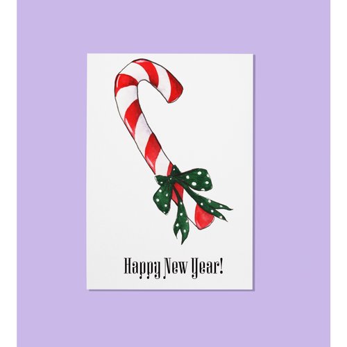Postcard New-Year D11, size 10x15 cm 11050-darvin photo