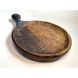 Велика кругла таріль дерев'яна з ручкою, дуб, ручна робота 12484-yaroslav-duben фото 2