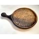 A large round plate wooden with a handle, oak, handmade 12484-yaroslav-duben photo 3