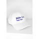 Baseball cap "Make. Love.” white 13353-nigramadr photo 2