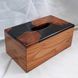 Серветниця-коробка з маслини натуральне дерево ручна робота серія NATURAL DEEPWOOD 25x14x10 см 12924-25x14x10-deepwood фото 1