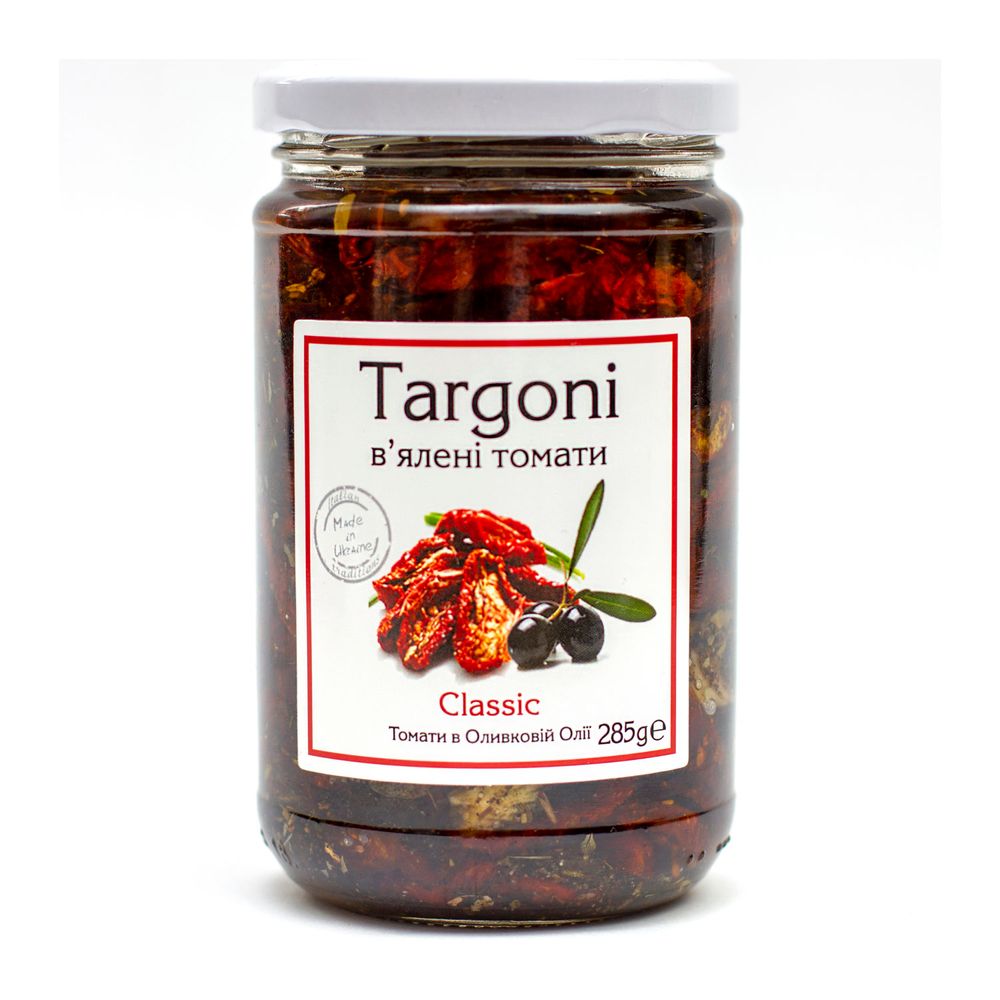 В'ялені томати Classic Targoni (Вегетаріанцям)(285 г) 6589 фото