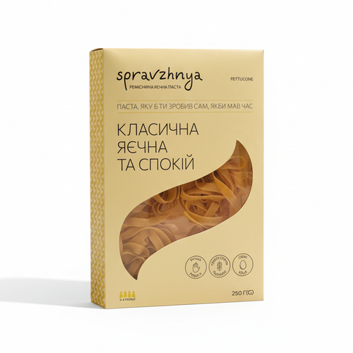 Класична Яєчна Паста Spravzhnya 250 г 23301-spravzhnya фото