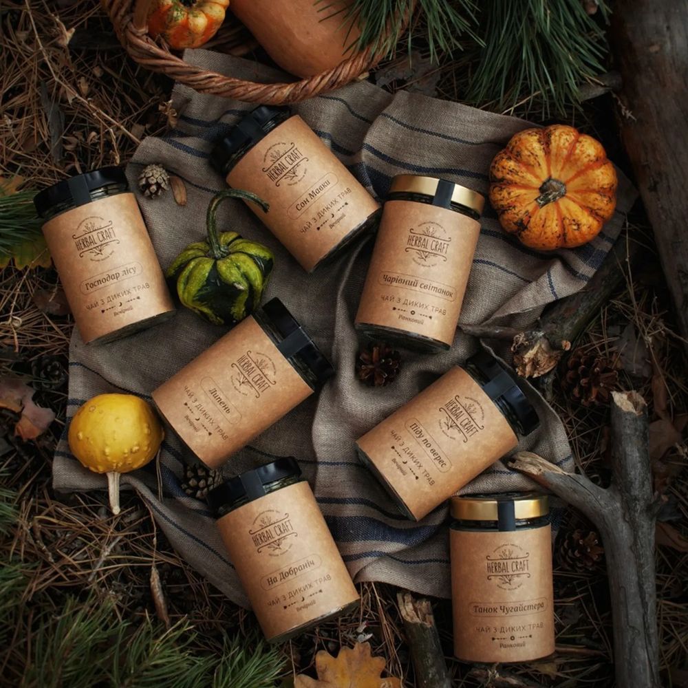 "Чарівний світанок" (лаванда, листя смородини, гісоп, листя суниці, реп'яшок) – ранковий чай з диких трав Herbalcraft 14261-herbalcraft фото