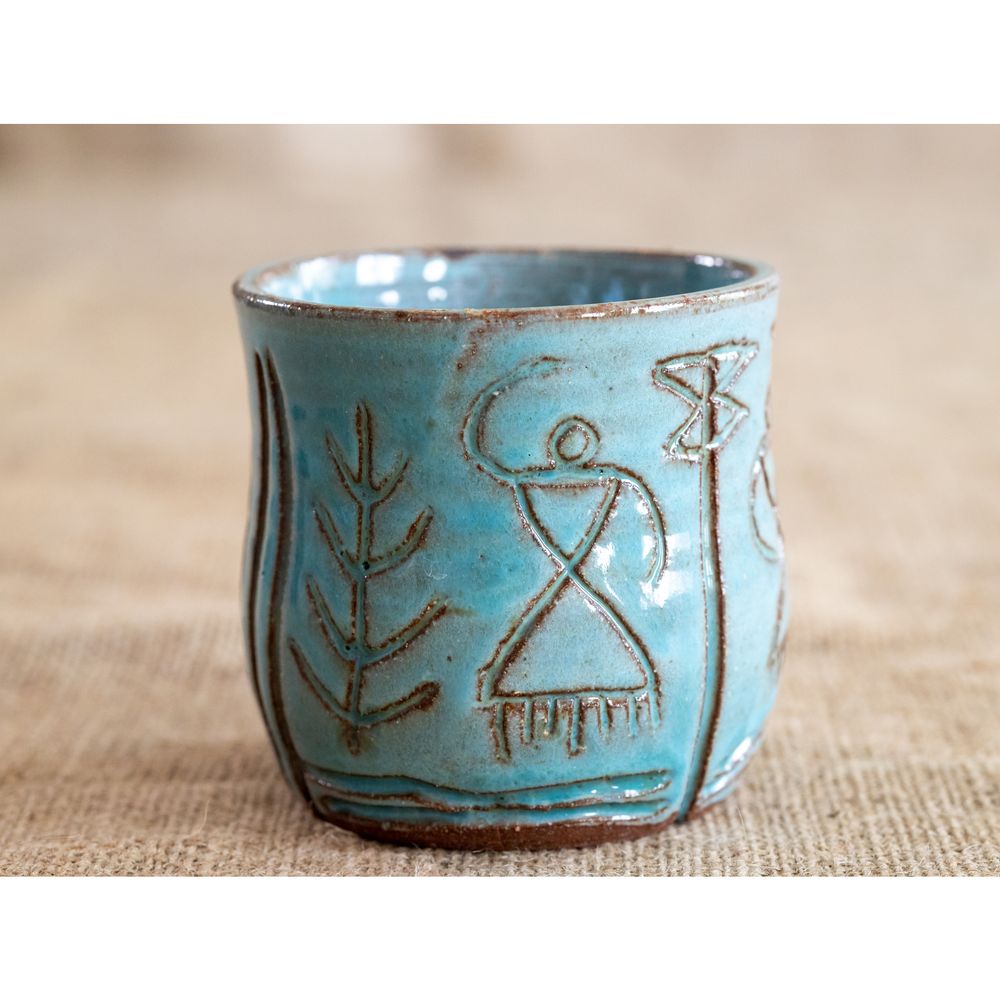 Ceramic large Trypil dance glass, 400 ml, Centavrida + Keramira 13990-keramira photo