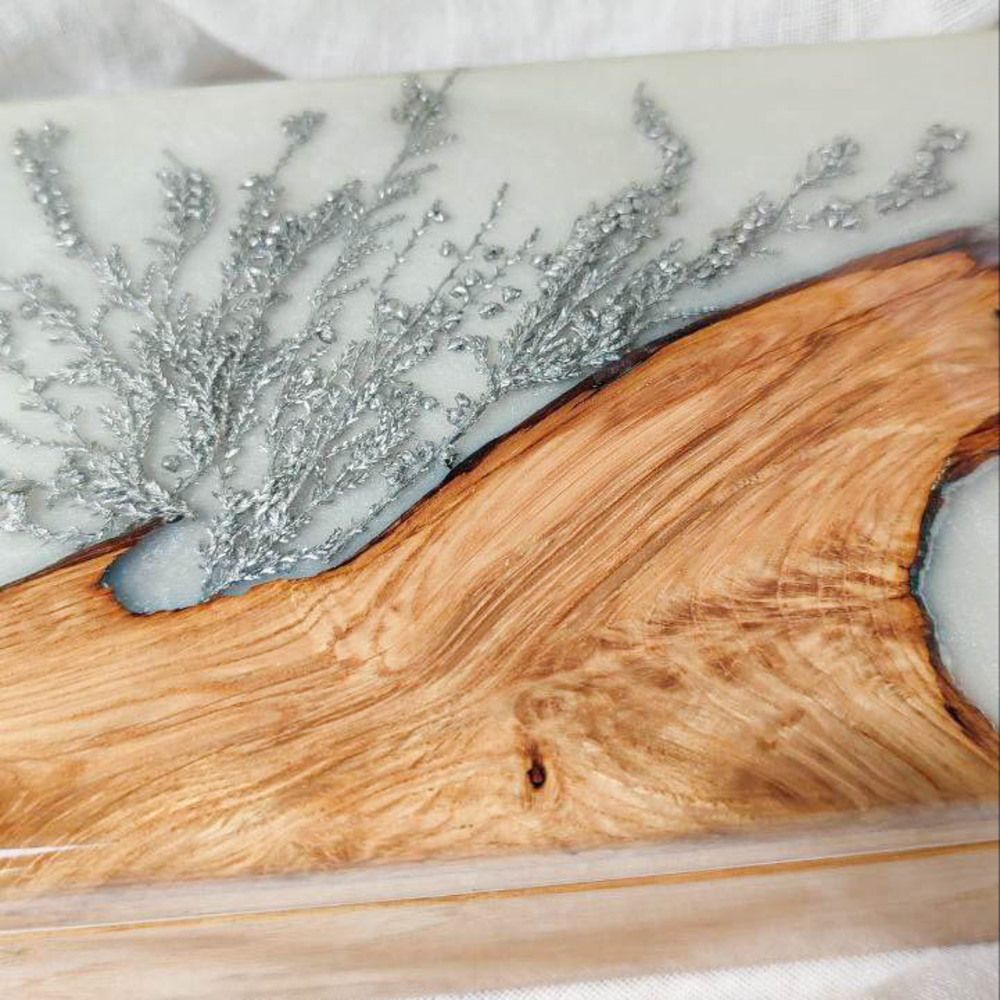 Скринька каркасна, натуральне дерево, ручна робота, серія PLANTS, DEEPWOOD, 27x16x6 см 12894-27x16x6-deepwood фото