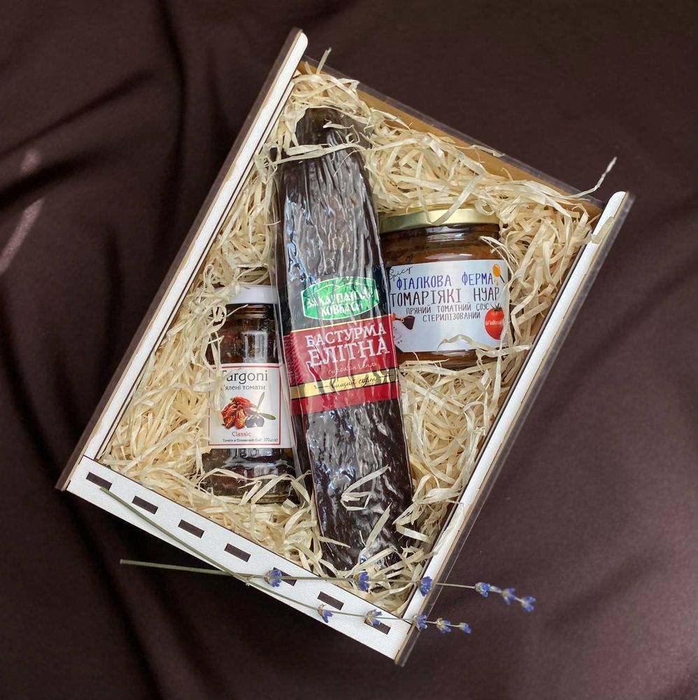 Gift for a man with basturma and sauces small IT'S CRAFT 4347 photo