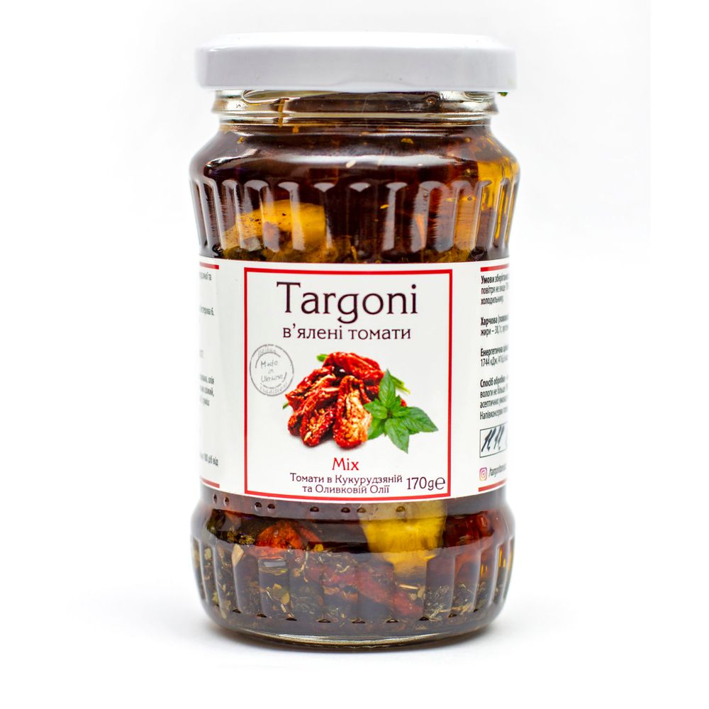 В’ялені томати Mix Targoni (Вегетаріанцям)(170 г) 6591 фото