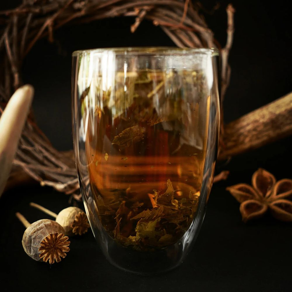 "Танок Чугайстера" (ягоди чорниці, м'ята, іван-чай, листя малини, квіти волошки) – ранковий чай з диких трав Herbalcraft 14262-herbalcraft фото