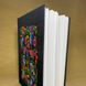 Notebook with embroidery black "Multicolored flowers", sheets without marking, 30x21.5 cm, 80 sheets 20300-yach photo 3