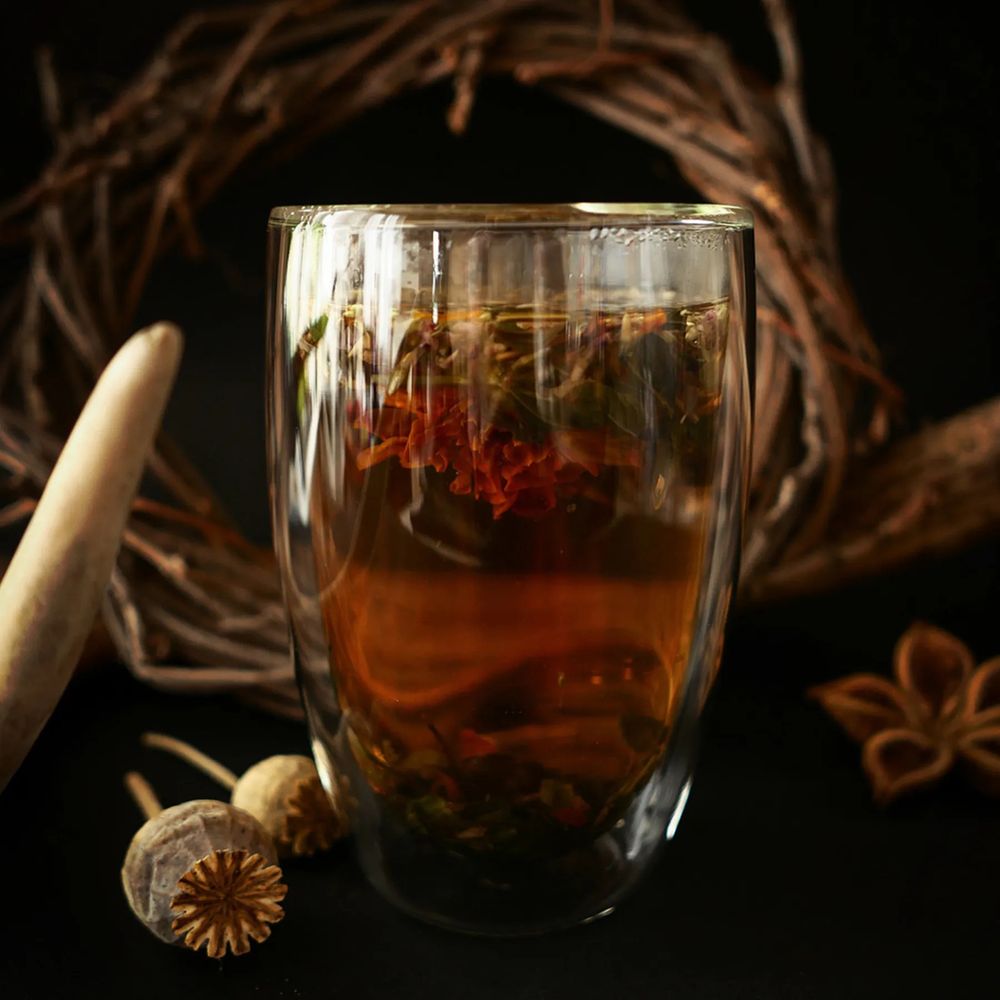 "Son Mavka" (mint, lavender, motherwort, marigolds, red clover) - herbalcraft evening tea from wild herbs Herbalcraft 14263-herbalcraft photo