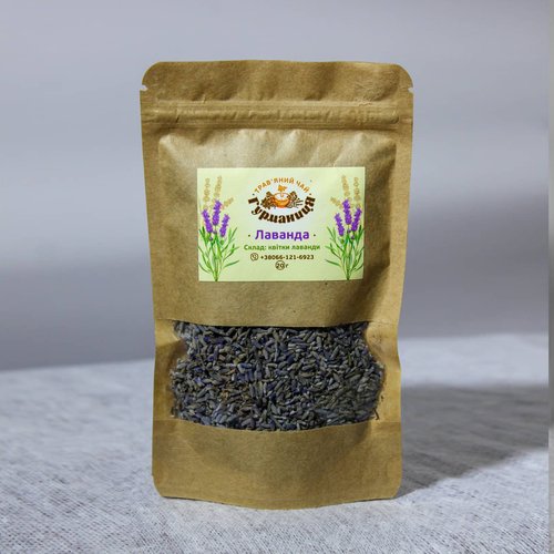 Herbal tea Lavender dry flowers, 20 g 11103-hurmanytsia photo