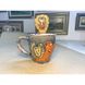 Чашка з кришкою "Лев" в стилі Марії Приймаченко, KAPSI, кераміка, ручна робота 13238-kapsi фото 2