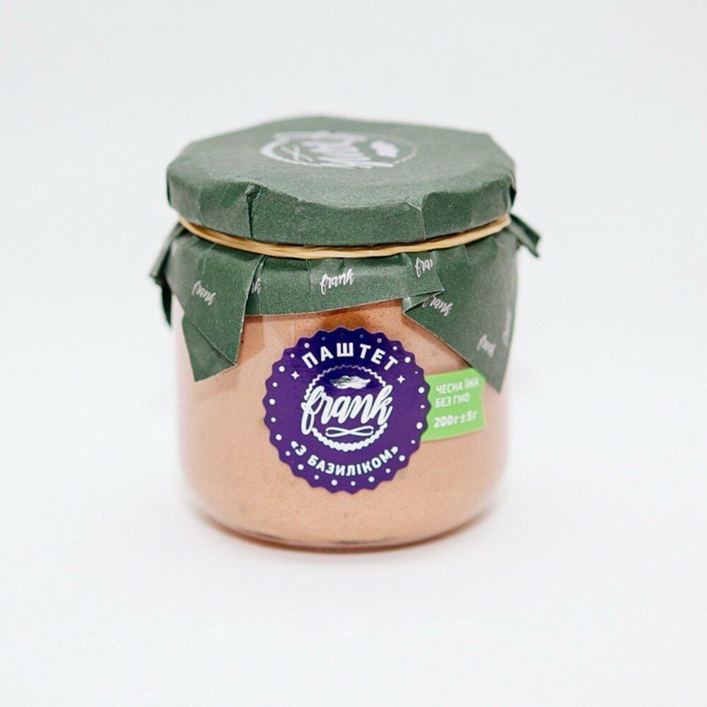 Pate "With basil" «Frank», 200 g 20375-frank photo