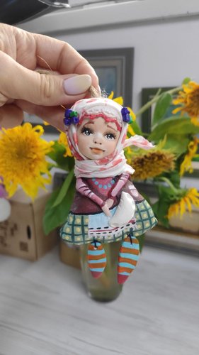 Сувенір оберіг лялька Україночка 10171-ukrainochka фото