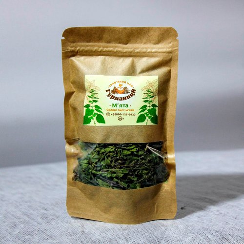 Herbal tea Mint dry leaves, 20 g 11104-hurmanytsia photo