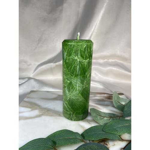 Свічка декоративна, колір «Смарагд», розмір 9,6x25 см Vintage 17309-emerald-vintage фото
