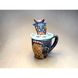Чашка з кришкою "Віл" в стилі Марії Приймаченко, KAPSI, кераміка, ручна робота 13239-kapsi фото 1