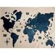 Дерев'яна мапа світу на стіну, колір nero, 100х60 см, без підсвітки, в картонній коробці 10072-nero-100x60-factura фото