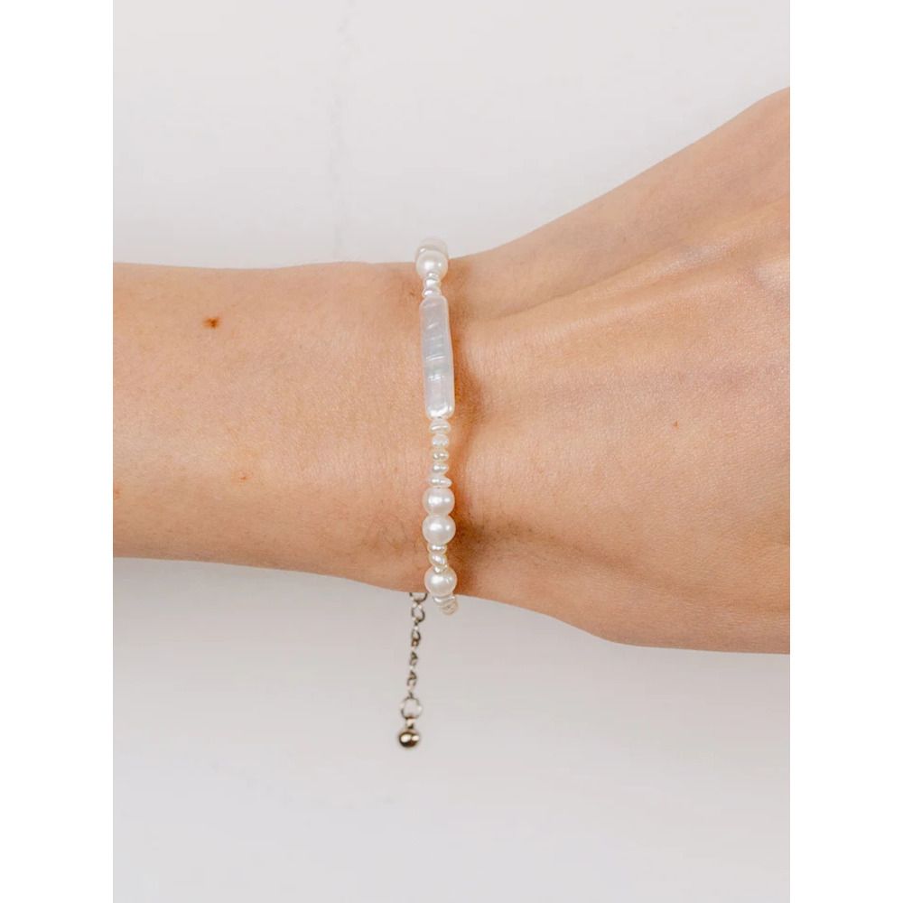 Pearl bracelet "Constellation" 13366-nigramadr photo