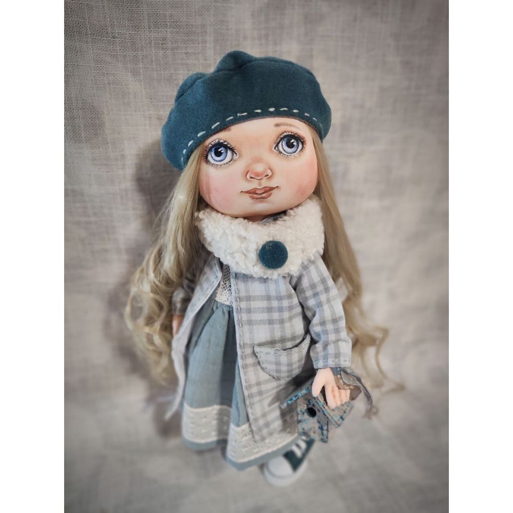 Текстильна інтер'єрна лялька Марійка іграшка ручної роботи 10172-ukrainochka фото