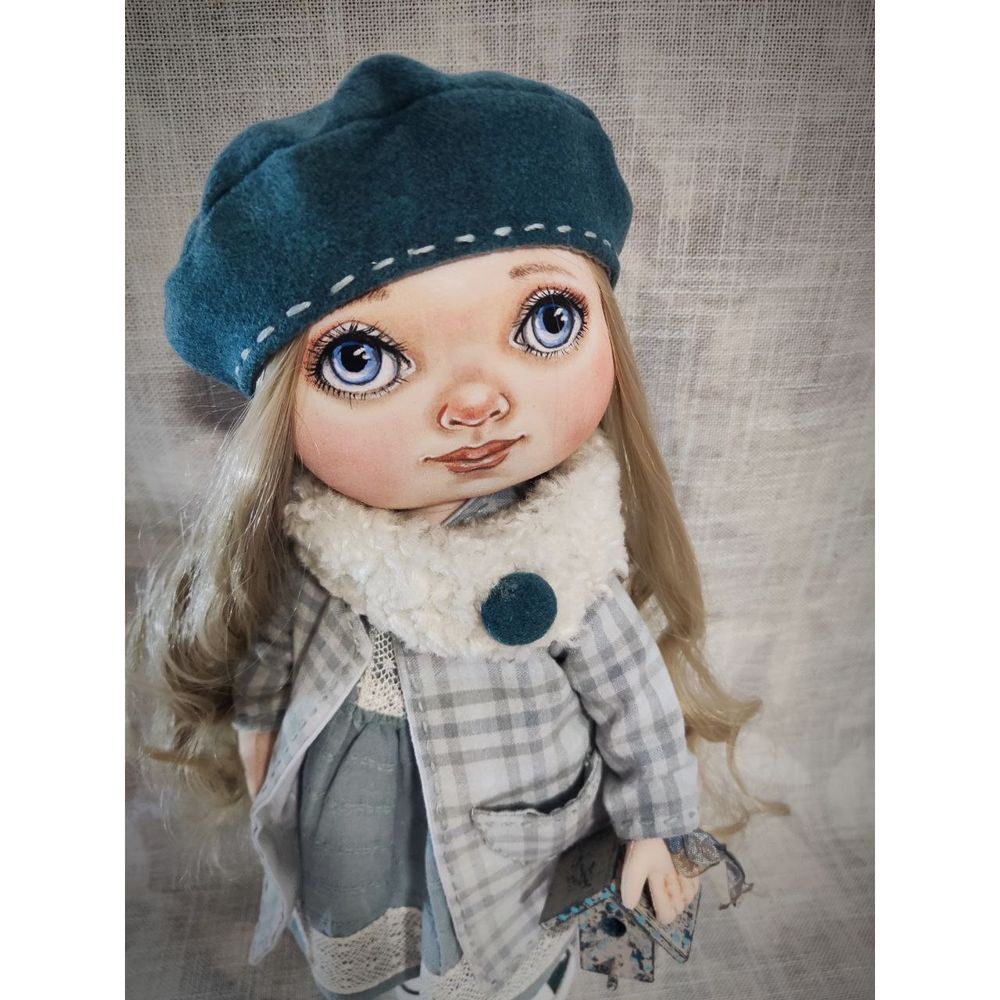 Текстильна інтер'єрна лялька Марійка іграшка ручної роботи 10172-ukrainochka фото