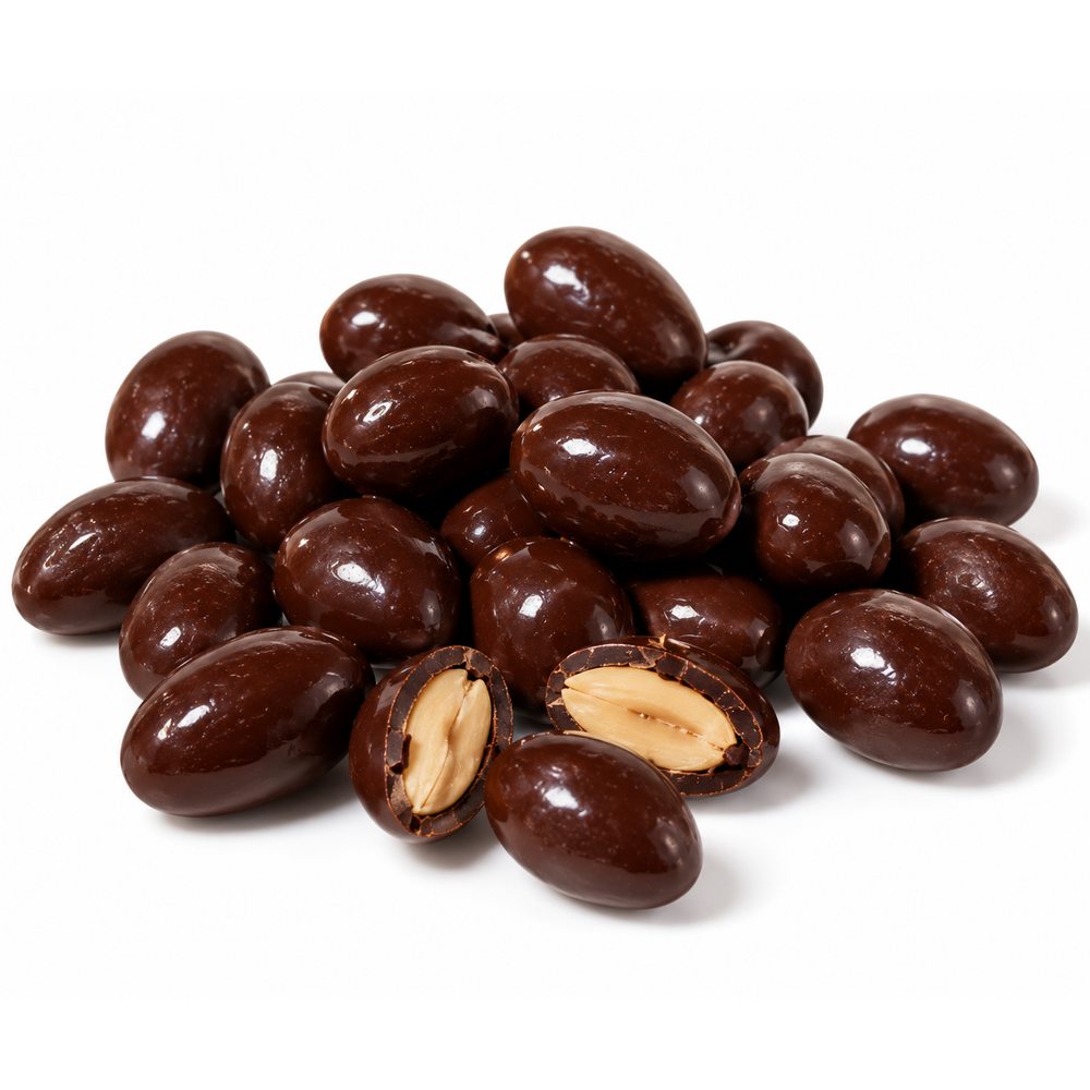 Peanuts in dark chocolate (100g) &ndash; Handcrafted natural sweets Aurum 24457-aurum photo