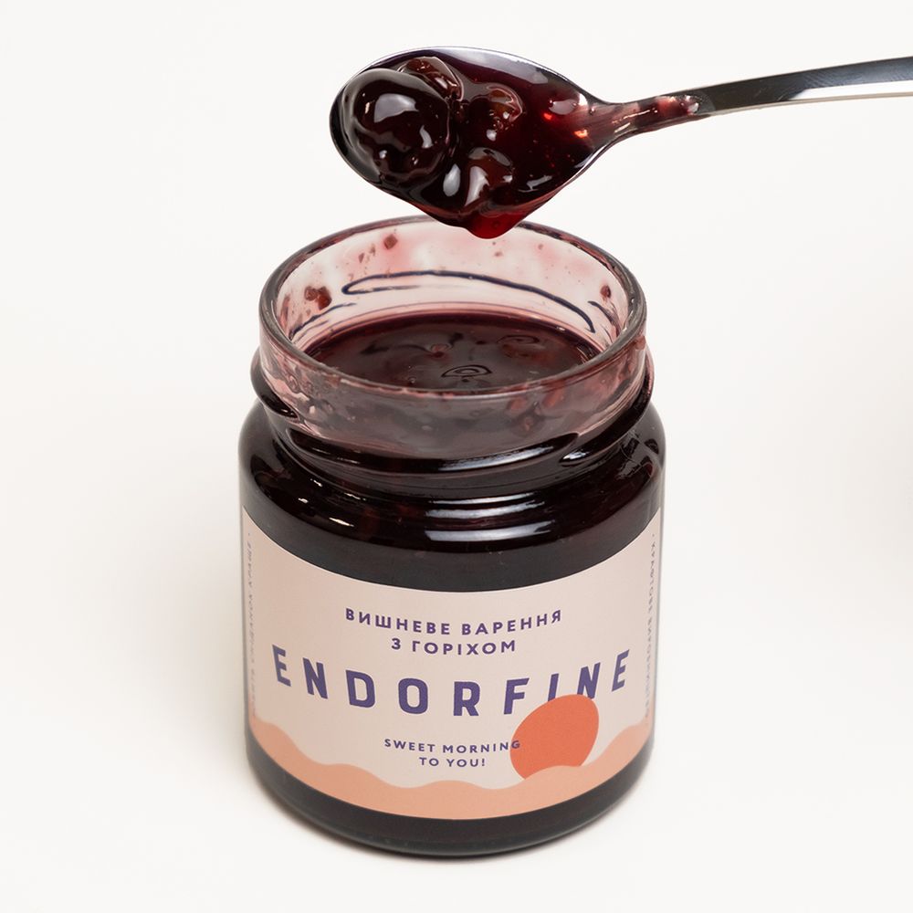 Cherry jam with walnut Endorphin (44 g) 4100 photo