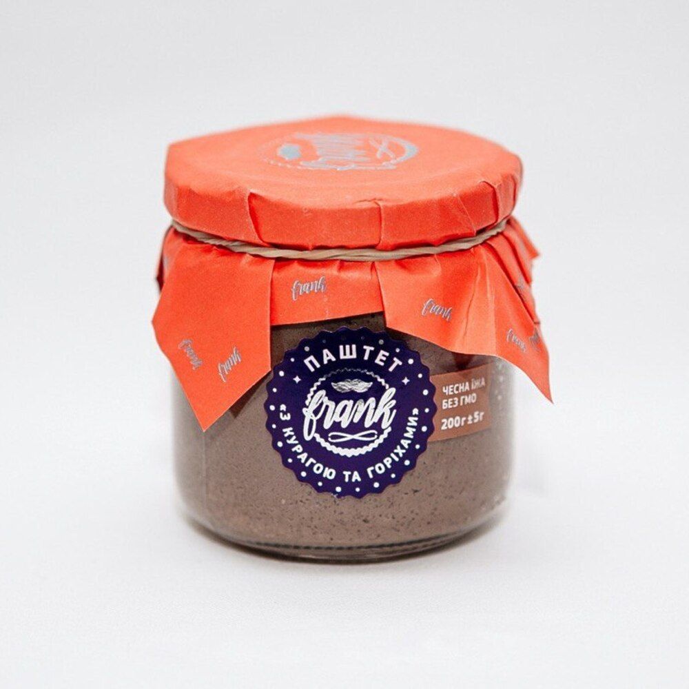 Pate "With dried apricots and nuts" «Frank», 200 g 20377-frank photo