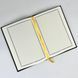 Notebook with embroidery black Yellow-blue flowers in check 22x15 cm 80 sheets Yaryna Chorna 20301-yach-klitynka photo 3